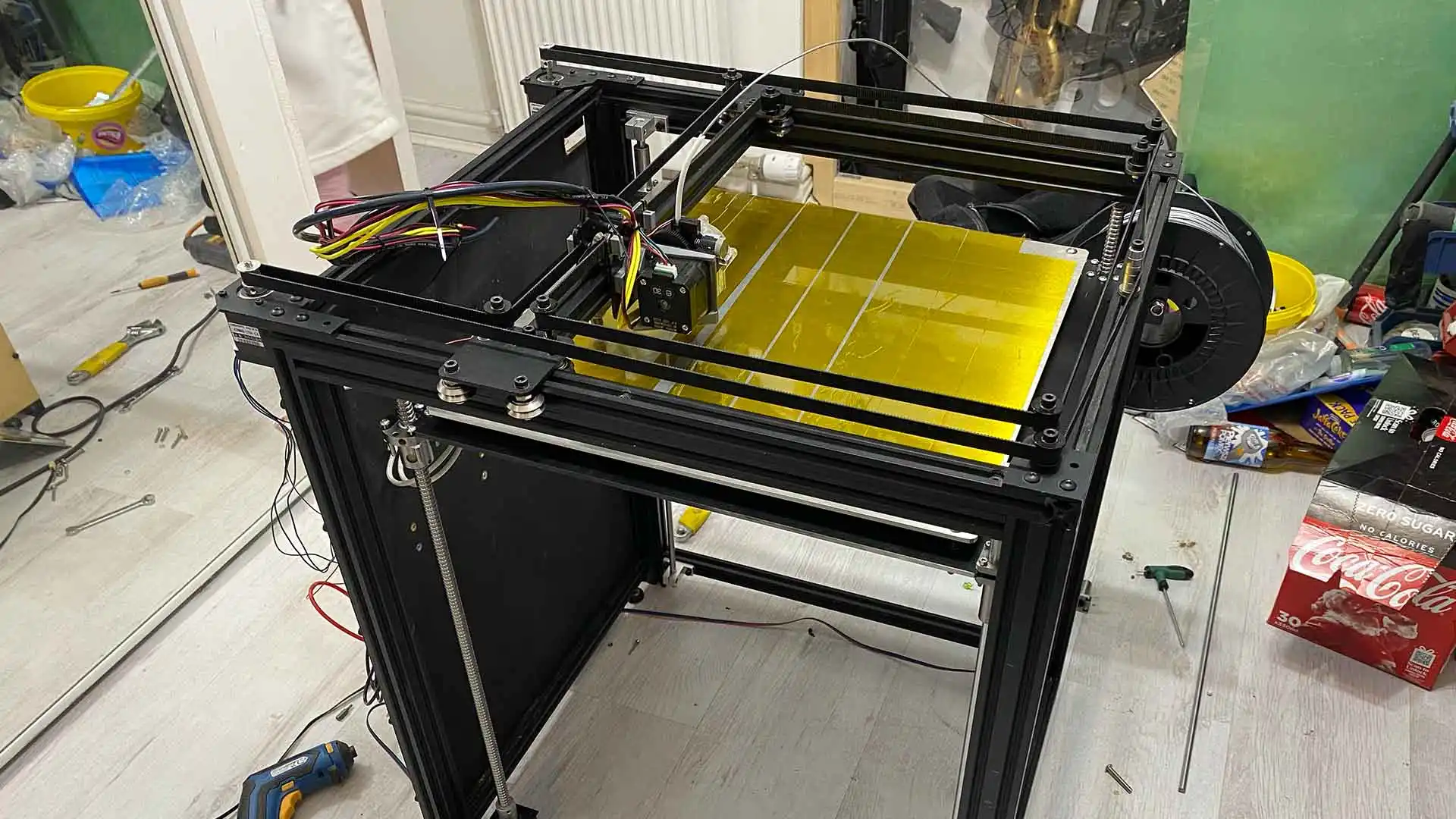 Construct 3D Prototype 2 Printer a prototype of the construct3d printer