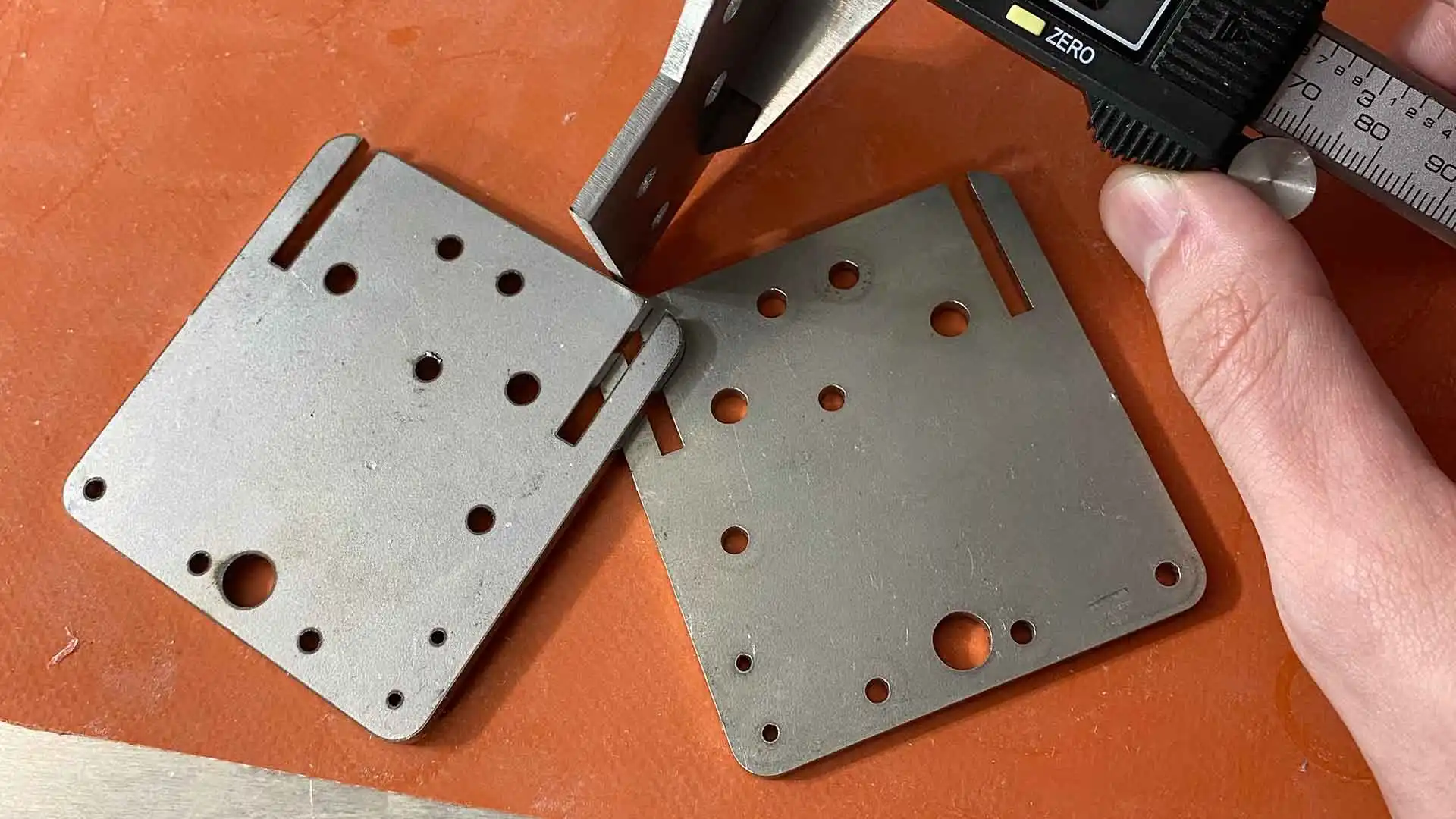 Custom Printed Brackets custom printed brackets with thumb for scale