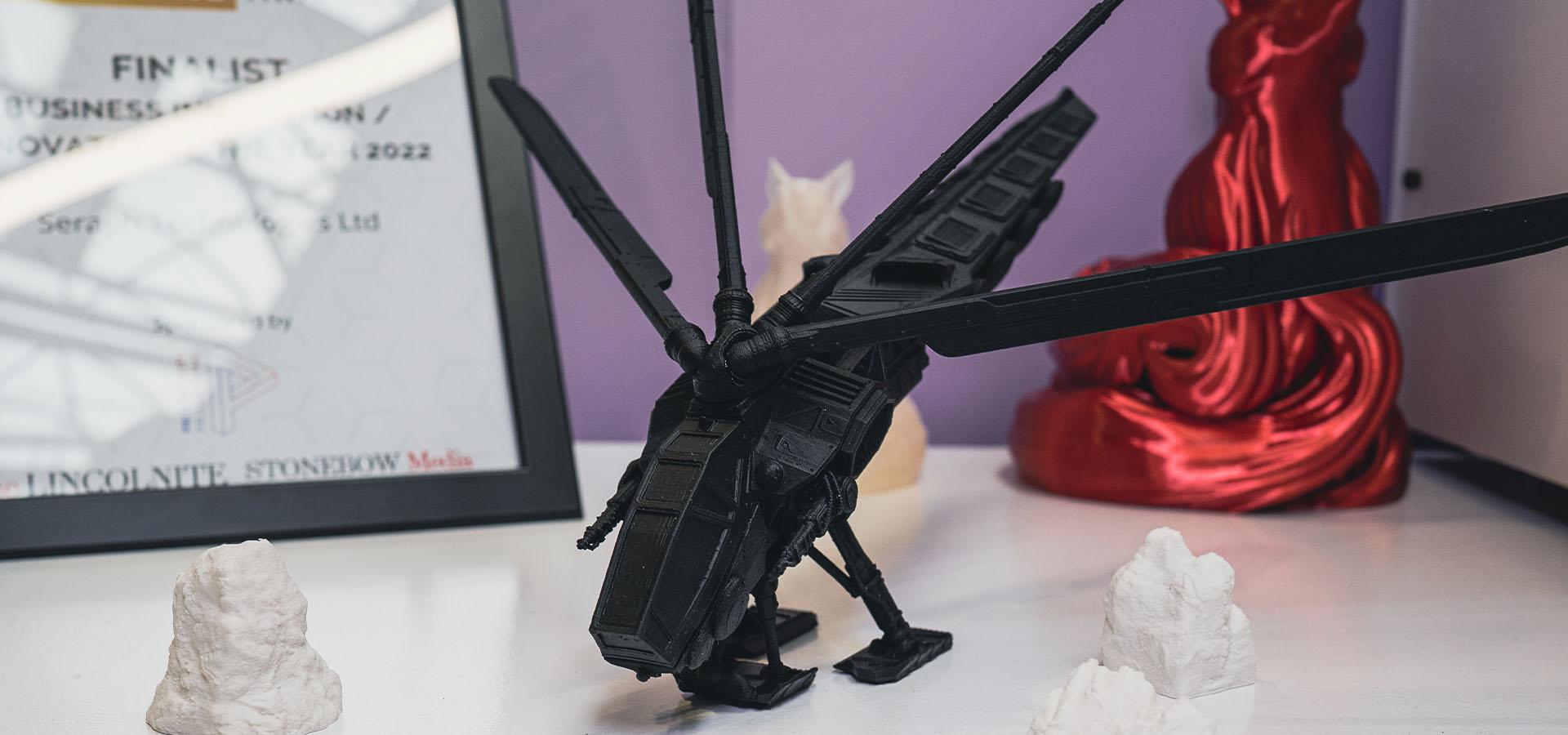 a 3d printed helicopter